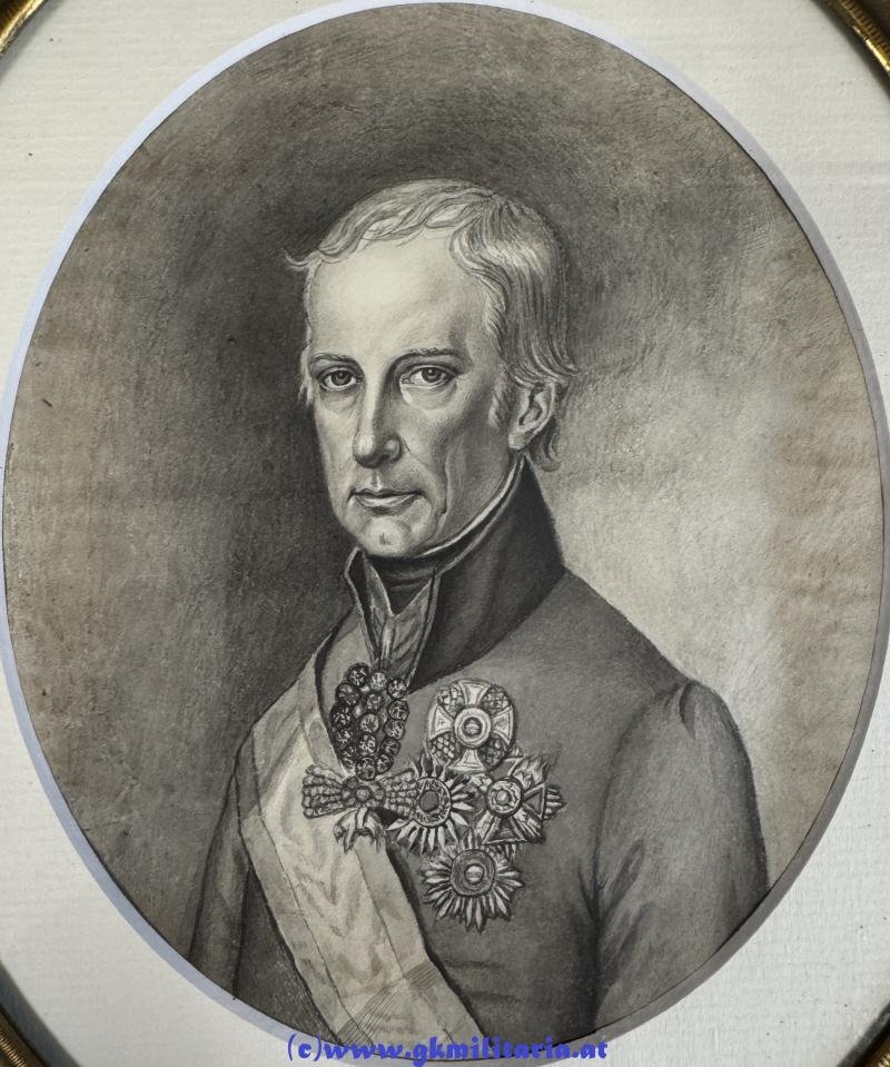k.u.k. Kaiser Franz I. (II.) von Österreich - Gouache Malerei! — image 3