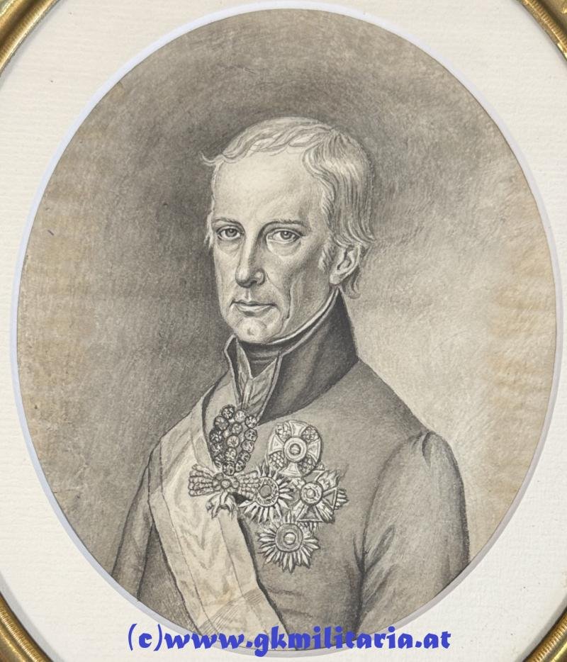 k.u.k. Kaiser Franz I. (II.) von Österreich - Gouache Malerei! — image 4
