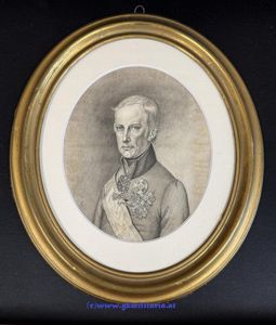 k.u.k. Kaiser Franz I. (II.) von Österreich - Gouache Malerei!