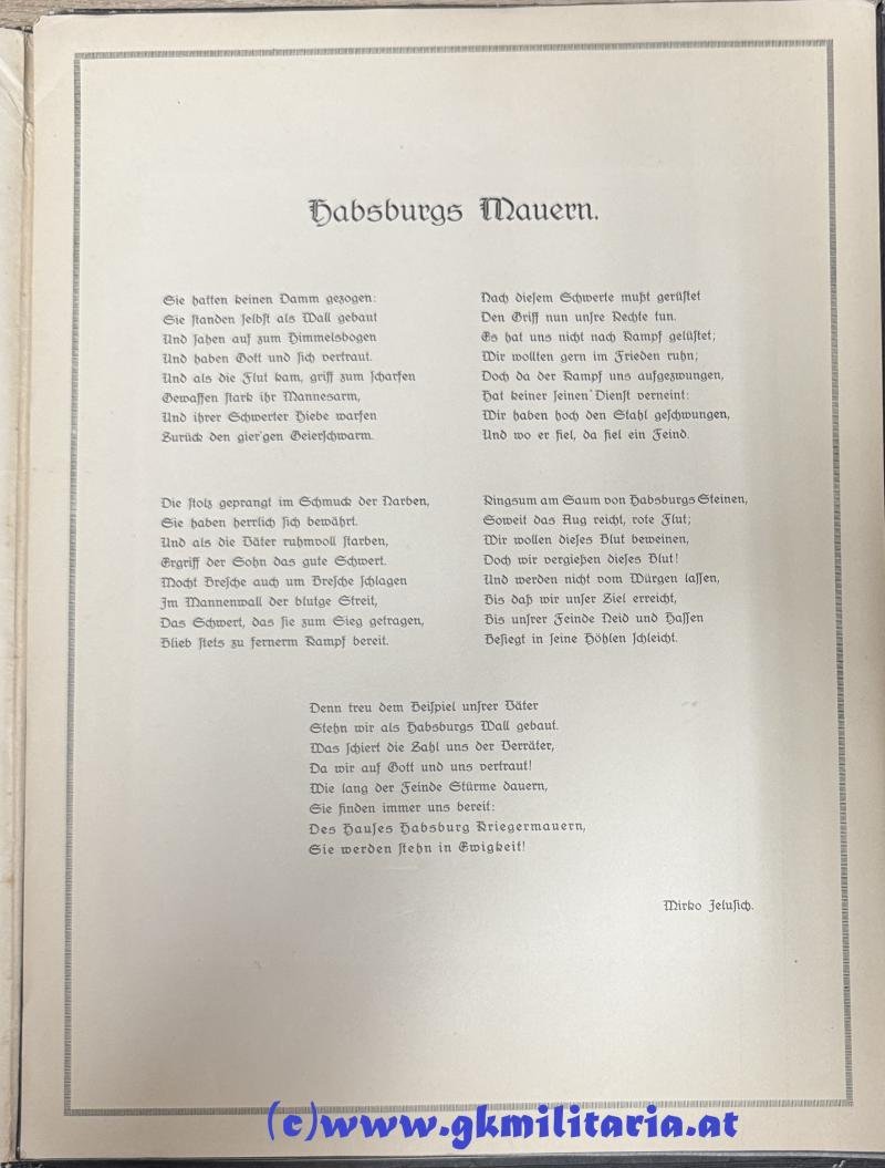 Habsburgs Mauern Künstlermappe der 'Muskete' - 12 Kunstblätter!! — image 3