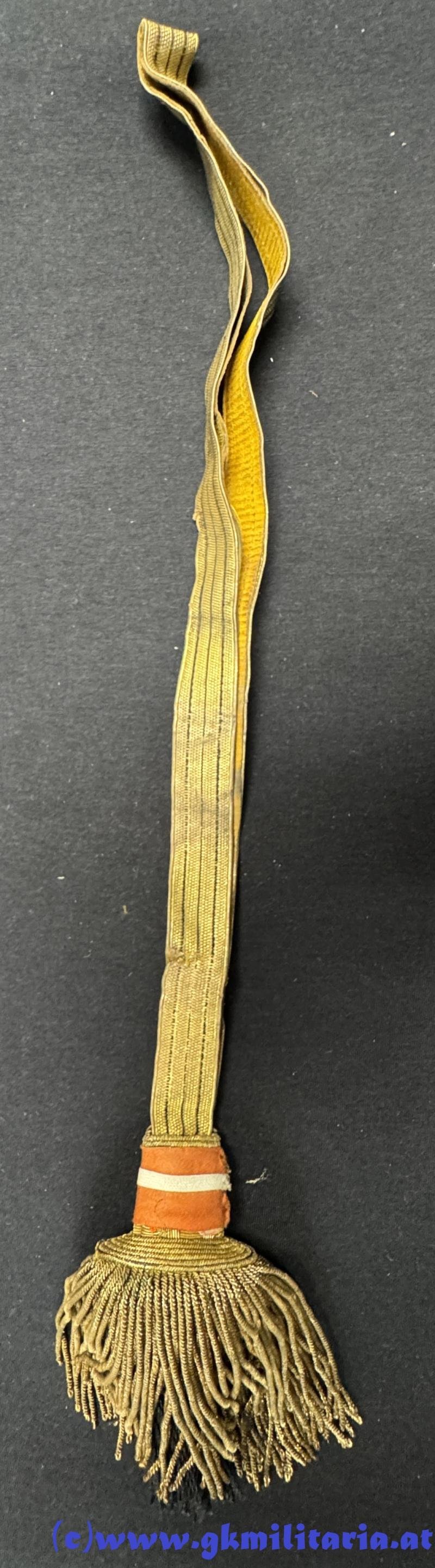 Portepee Säbel für Offiziere 'VOLKSWEHR' !! — image 3