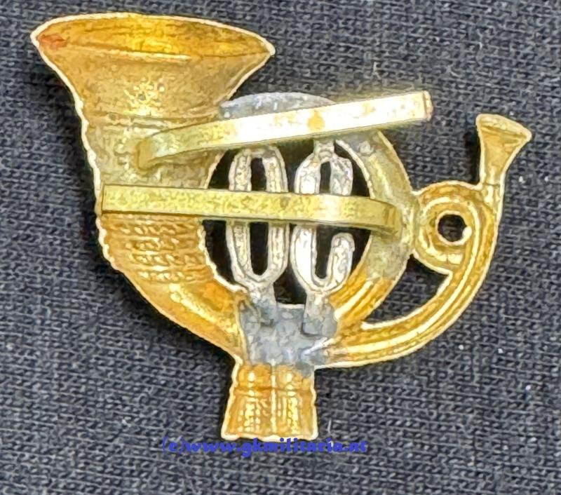 k.k. Jägerhorn für die Feldkappe des k.u.k. Feldjägerbataillons Nr. 30!! — image 2