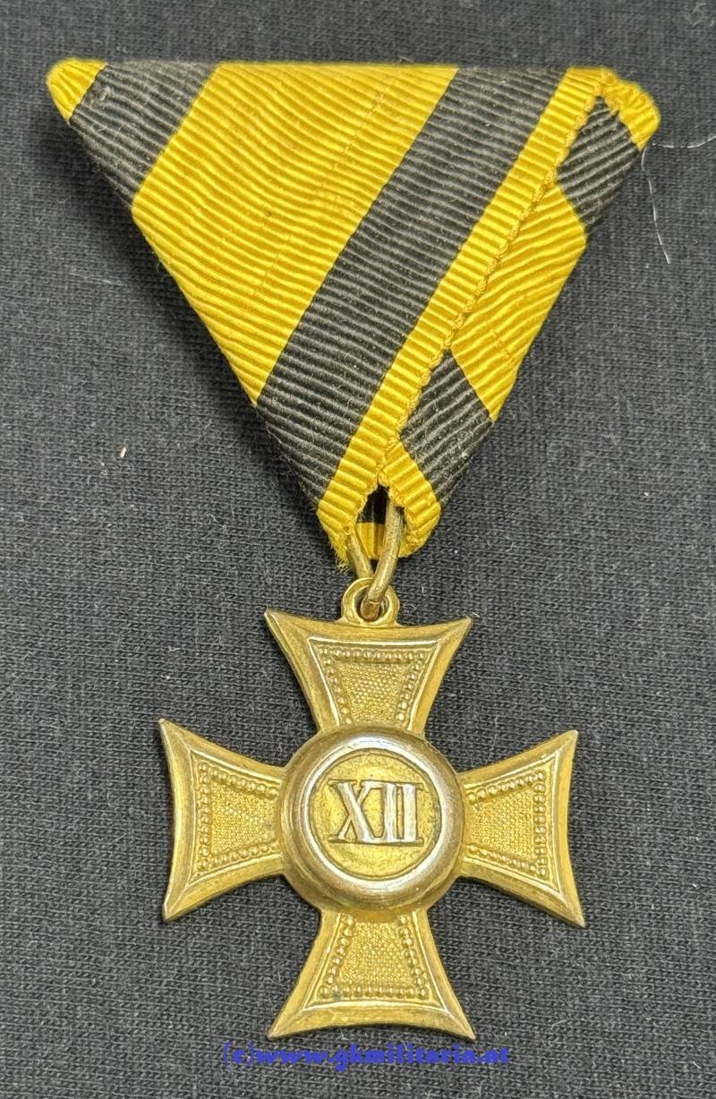 k.u.k. Militärdienstzeichen für XII Jahre für Mannschaften und Unteroffiziere!! — image 2