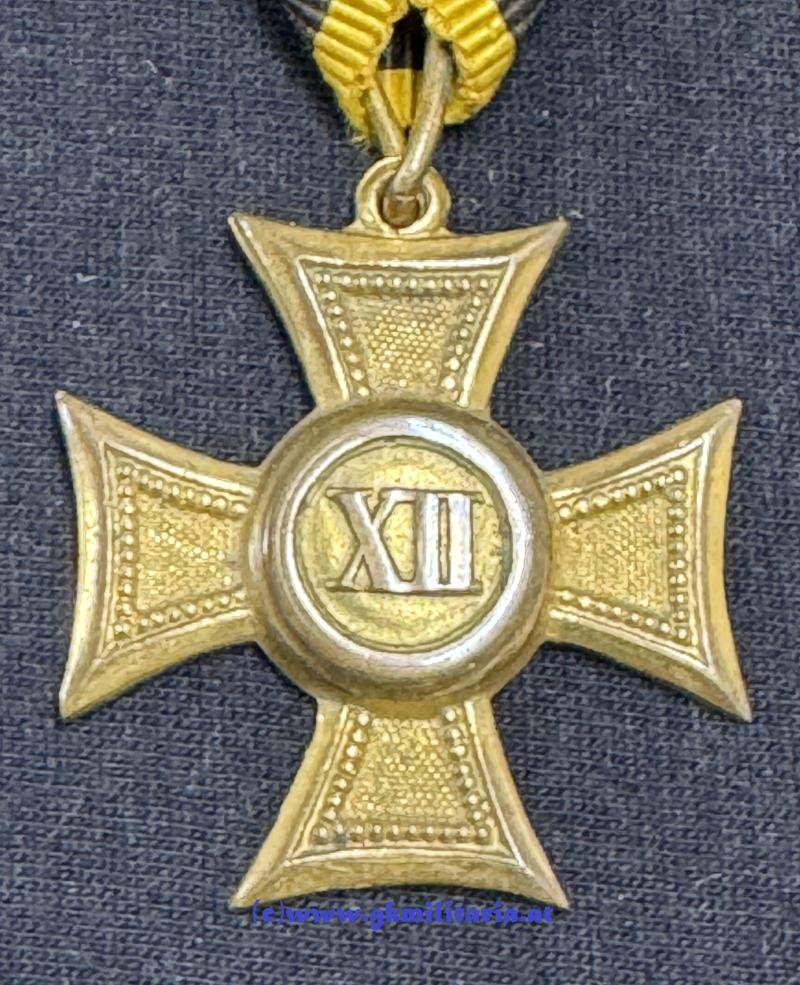 k.u.k. Militärdienstzeichen für XII Jahre für Mannschaften und Unteroffiziere!! — image 3