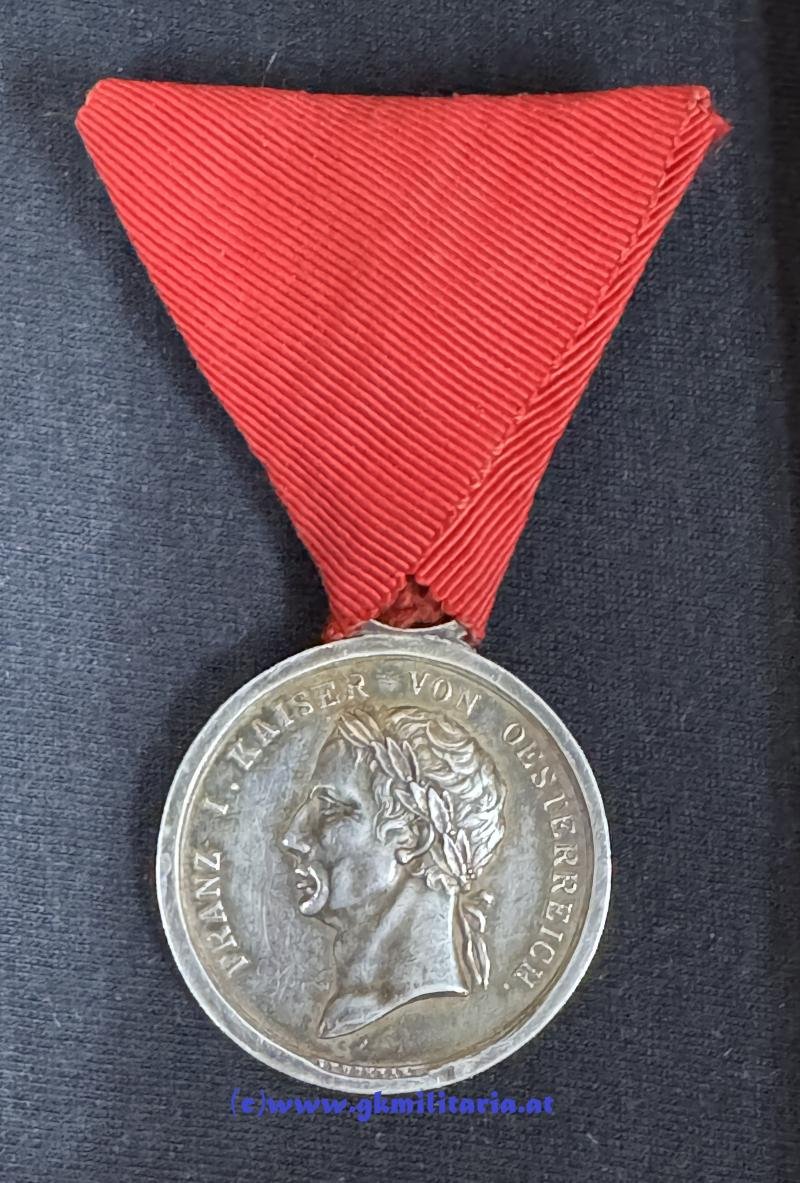 k.u.k. Fleissmedaille - Kaiser Franz I. von Österreich !! — image 2