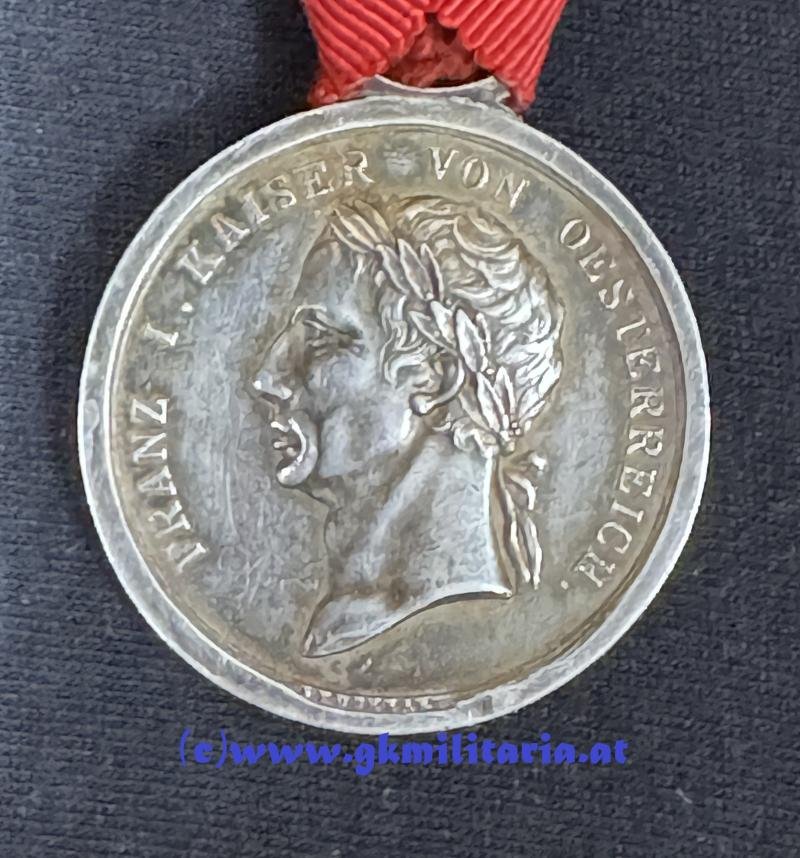 k.u.k. Fleissmedaille - Kaiser Franz I. von Österreich !! — image 3