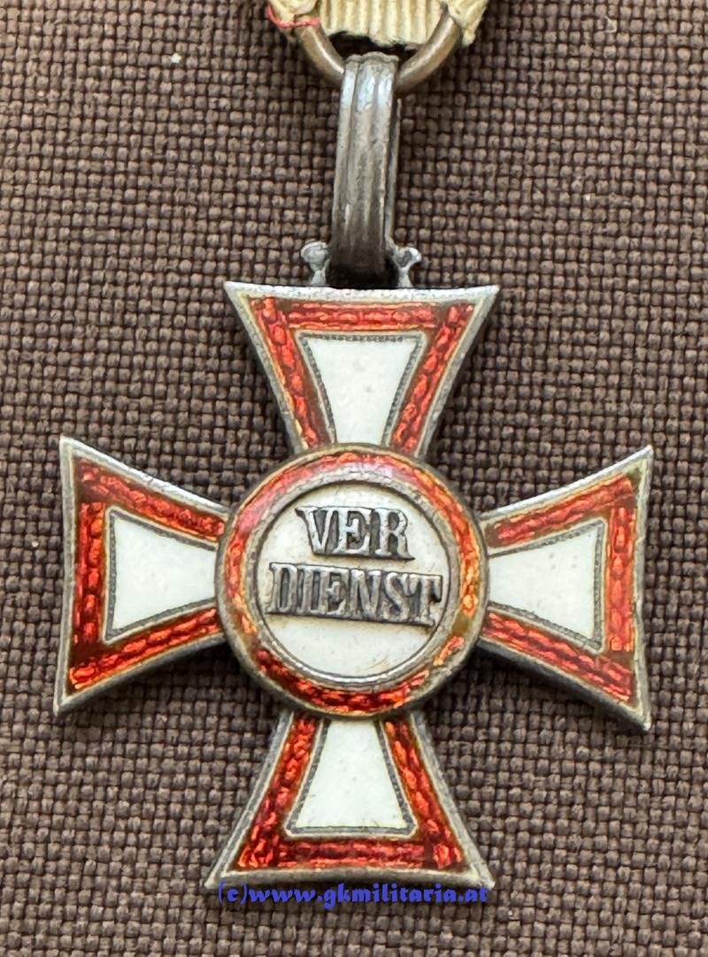 k.u.k. Militärverdienstkreuz 3. Klasse 'FRIEDEN' !! — image 2
