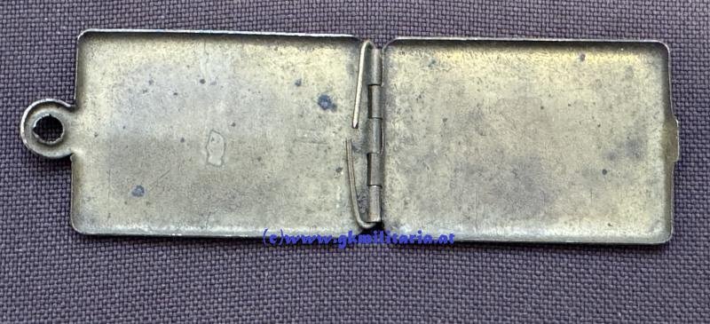 Kapsel für Legitimation k.u.k. Kriegsmarine - Bootsmannsmaat k.u.k. Seeflieger Siegfried Schnetzer !! - mit Gravur!! - RAR! — image 5