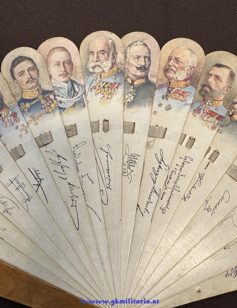 k.u.k patriotischer Fächer der Heeresführer - Offizielle Kriegsfürsorge!! — image 3