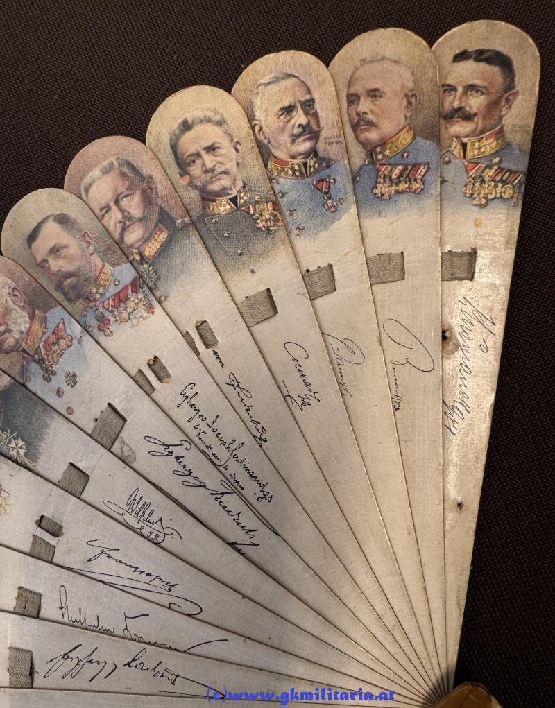 k.u.k patriotischer Fächer der Heeresführer - Offizielle Kriegsfürsorge!! — image 4