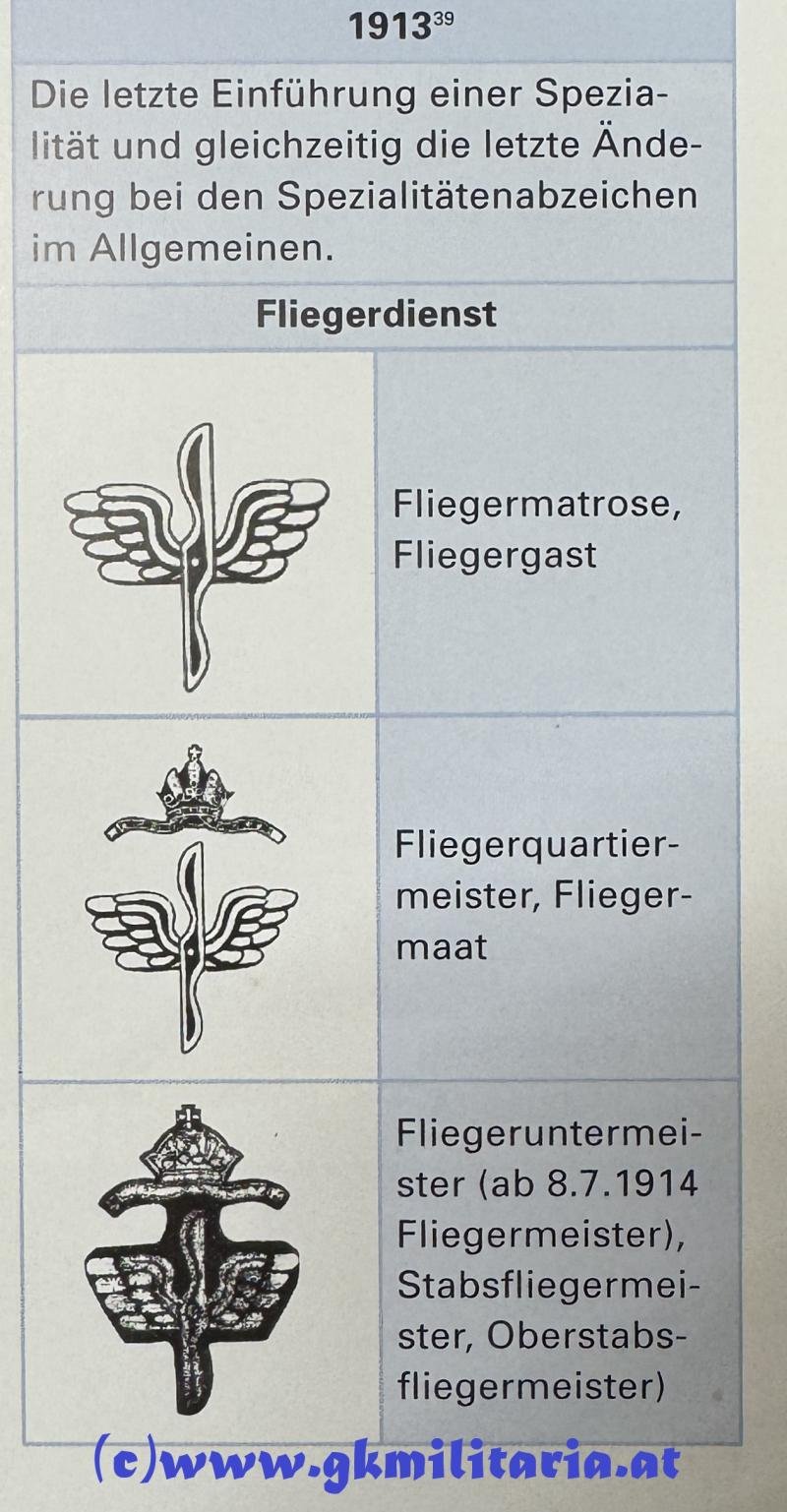 k.u.k. Kriegsmarine Spezialitätenabzeichen Seeflieger-Korps 'Stabsfliegermeister & Oberstabsfliegermeister' !! - RAR!! — image 4