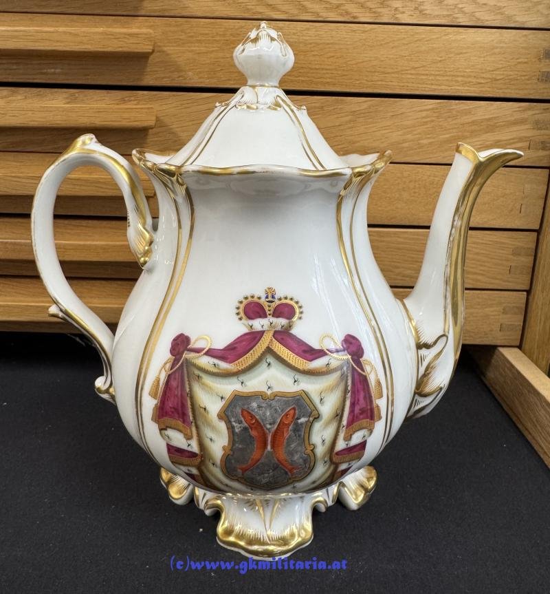 k.u.k. Kaffeekanne Erich Alt Graf von Salm Reiffenscheid !! - 1857!! — image 3