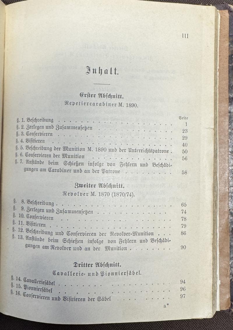 k.u.k. Waffen-Instruktion f. d. Infanterie und die Jägertruppe - G-5 und Waffen-Instruction für die k.und k. Cavallerie G6 !! 1888 & 1891!! — image 7