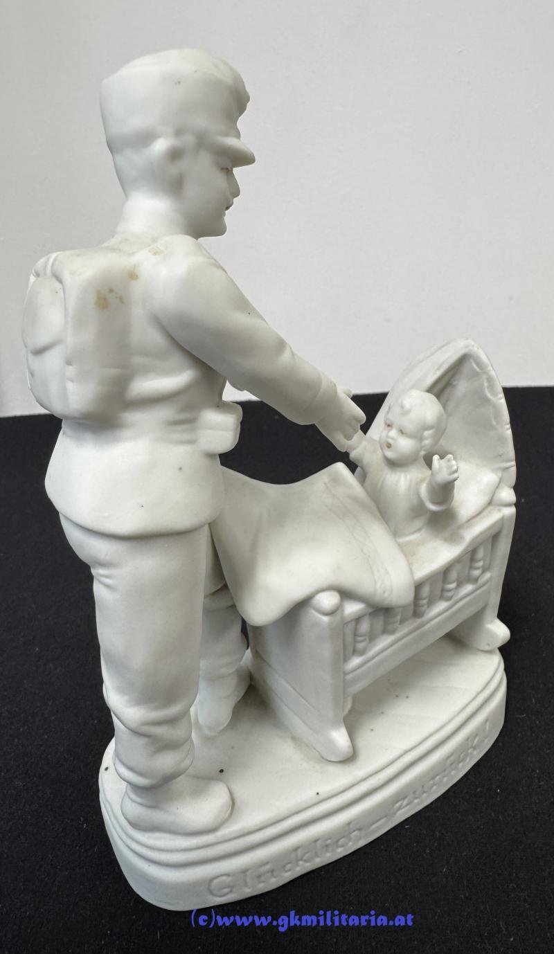 k.u.k. Figur Kaiserjäger mit Kleinkind! - 'Glücklich - zurück!' — image 4