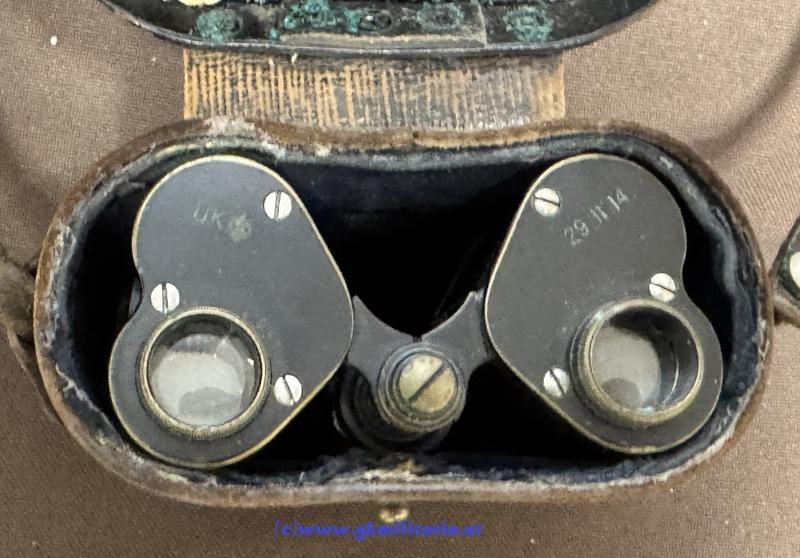 k.u.k. Armeefeldstecher 'C.P. GOERZ - BERLIN' - 'PAGOR TRIEDER-BINOCLE'mit k.u.k. Armeeabnahme 1914!! — image 3