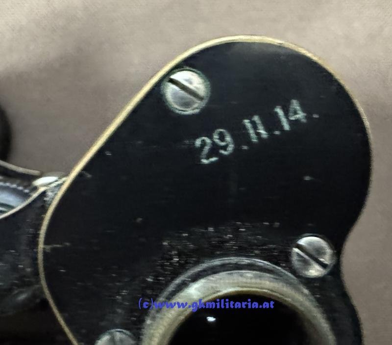 k.u.k. Armeefeldstecher 'C.P. GOERZ - BERLIN' - 'PAGOR TRIEDER-BINOCLE'mit k.u.k. Armeeabnahme 1914!! — image 8