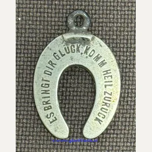 k.u.k. Patriotischer Anhänger - 'HUFEISEN' - SILBER !!