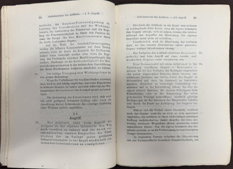 k.u.k. Vorschrift Exercierreglement k.u.k. Artillerie - III. Teil Feld- und Gebirgsartillerie! 4. Heft! - 'ENTWURF'! — image 5