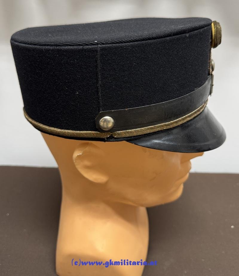 Österreich 1. Republik - schwarze steife Kappe Gendarmerie!!! — image 3