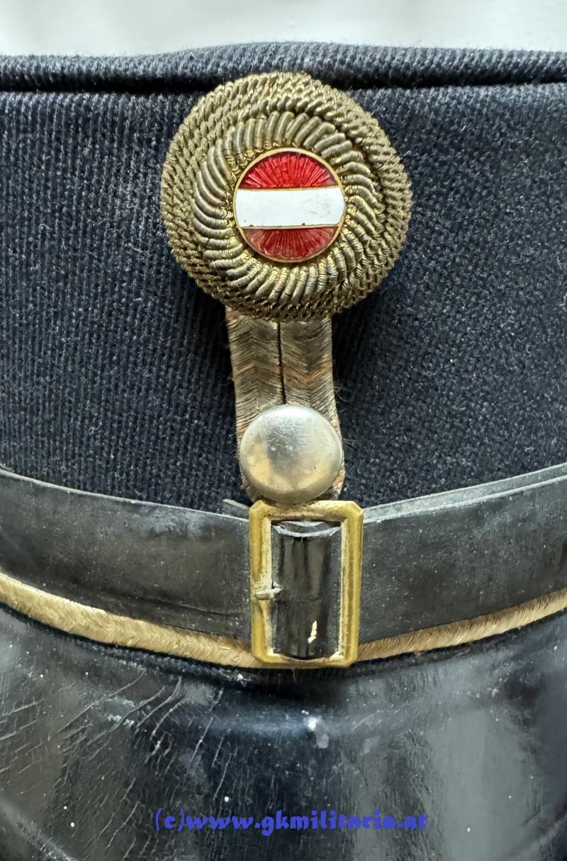 Österreich 1. Republik - schwarze steife Kappe Gendarmerie!!! — image 6