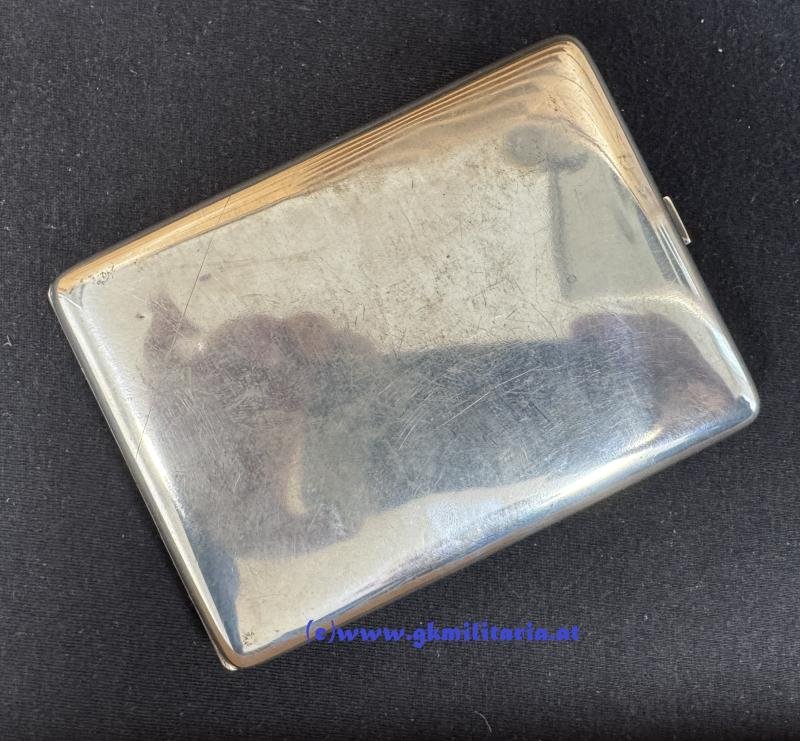 k.u.k. Zigarettentabatiere k.u.k. Luftfahrtruppe - Beobachter u. Feldpilot Oblt. Chlup Franz ! Flek 7 Parndorf!! — image 2