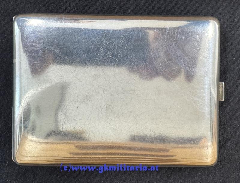 k.u.k. Zigarettentabatiere k.u.k. Luftfahrtruppe - Beobachter u. Feldpilot Oblt. Chlup Franz ! Flek 7 Parndorf!! — image 3