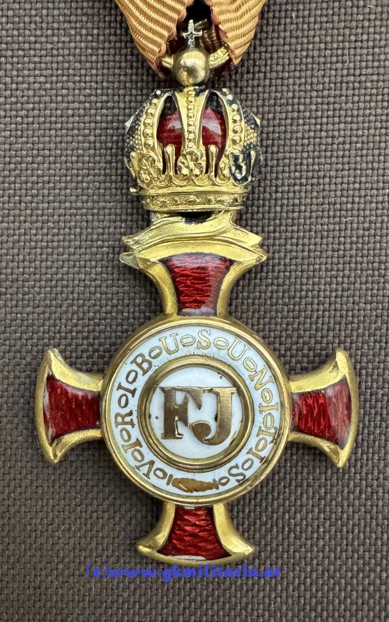 k.u.k. Goldenes Verdienstkreuz mit Krone! — image 3
