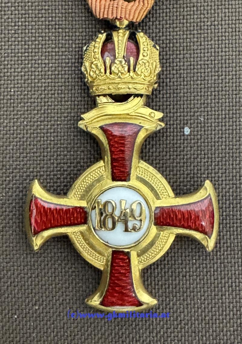 k.u.k. Goldenes Verdienstkreuz mit Krone! — image 5