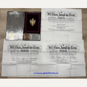 Großer Urkundennachlass Feldmarschallleutnant Adolf Schadek Edler von Schadeckfels - Kmdt. …