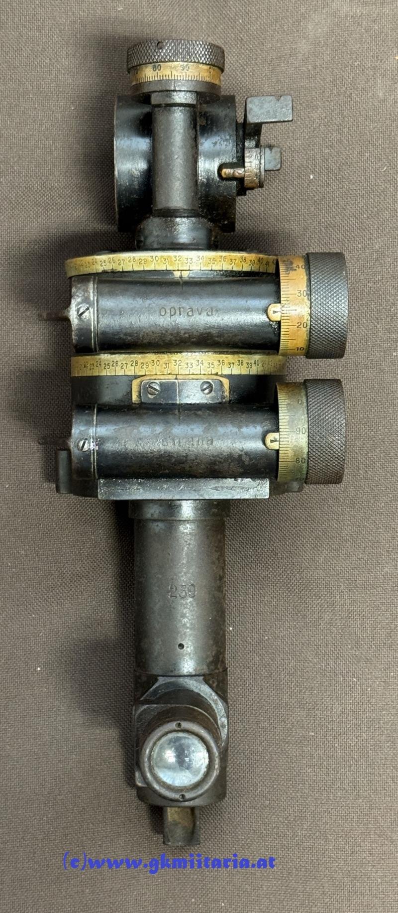 Tschechische Geschützoptik/Rundumsicht Flak - GOERZ Bratislava!! - 1. Republik! — image 3