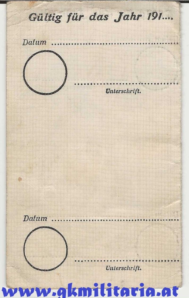 k.u.k. Identitätskarte Krankenschwester Therese Grüner - Feldpost 518 - Brasso!! — image 3