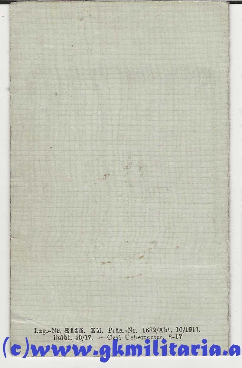 k.u.k. Identitätskarte für Hauptmann Aud. Ferdinand Steffan Edler von Steffenau - k.u.k. Kriegsministerium Abt. 4/G. !! — image 3