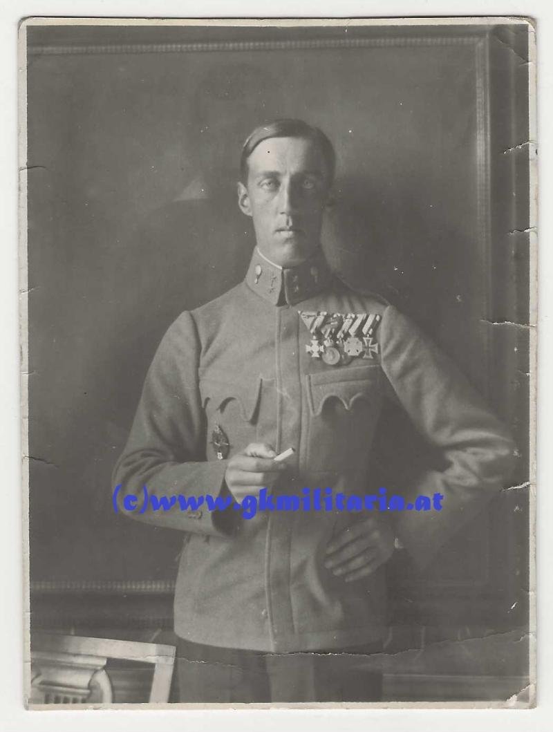 k.u.k. Portrait Feldpilot Oblt. Wehofer ! - Kmdt. Flik 8+10!!