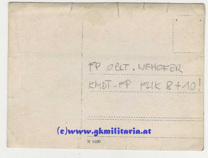 k.u.k. Portrait Feldpilot Oblt. Wehofer ! - Kmdt. Flik 8+10!! — image 2