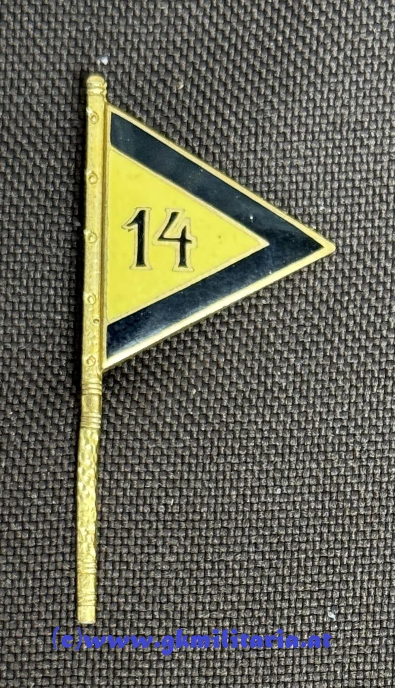 k.u.k. Kappenabzeichen 14. Infanterie-Truppen-Division !!