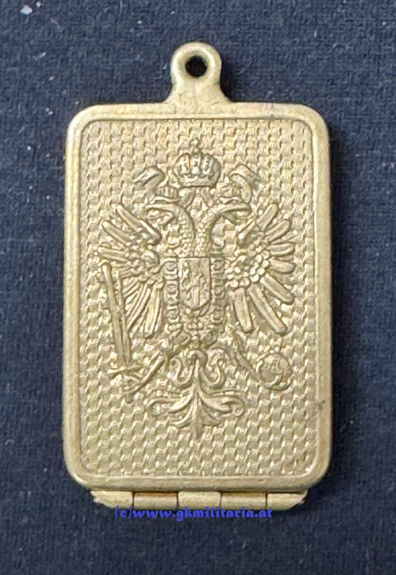 k.u.k. Legitimationskapsel für Offiziere Kaiser Franz Joseph I. !! — image 2