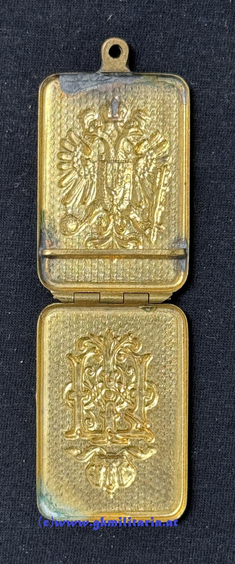 k.u.k. Legitimationskapsel für Offiziere Kaiser Franz Joseph I. !! — image 3