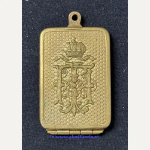 k.u.k. Legitimationskapsel für Offiziere Kaiser Franz Joseph I. !!