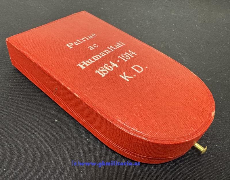 k.u.k. Ehrenzeichen des Roten Kreuzes II. Klasse mit KD im Etui! — image 9