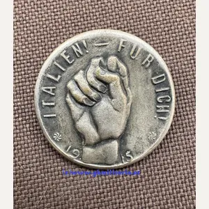 k.u.k. Kappenabzeichen 'ITALIEN - Für dich' - 1915 !!