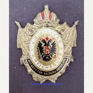 Mitgliedsabzeichen k.k. Militär V. Reichsbund !! - VARIANTE!!