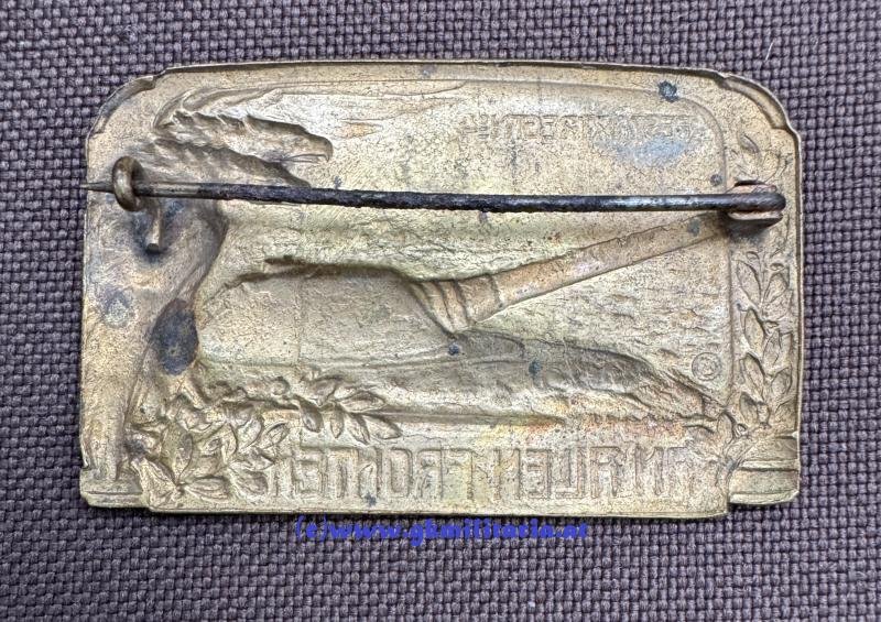 k.u.k. Kappenabzeichen Festungsartillerie-Regiment Nr. 4 ! - 'An allen Fronten' !! — image 2