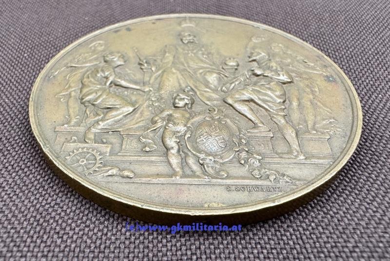 k.u.k. Medaille Kaiser Franz Joseph I. - Jubiläums-Gewerbe-Ausstellung z. 40-jährigen Regierungsjubiläum 1888!! — image 3