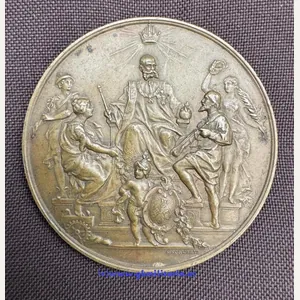 k.u.k. Medaille Kaiser Franz Joseph I. - Jubiläums-Gewerbe-Ausstellung z. 40-jährigen …