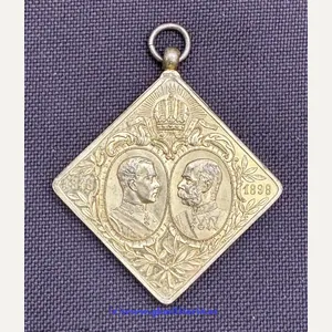 k.u.k. Klippe Kaiser Franz Joseph I. z. 50-jährigen Regierungsjubiläum 1848-1898!!