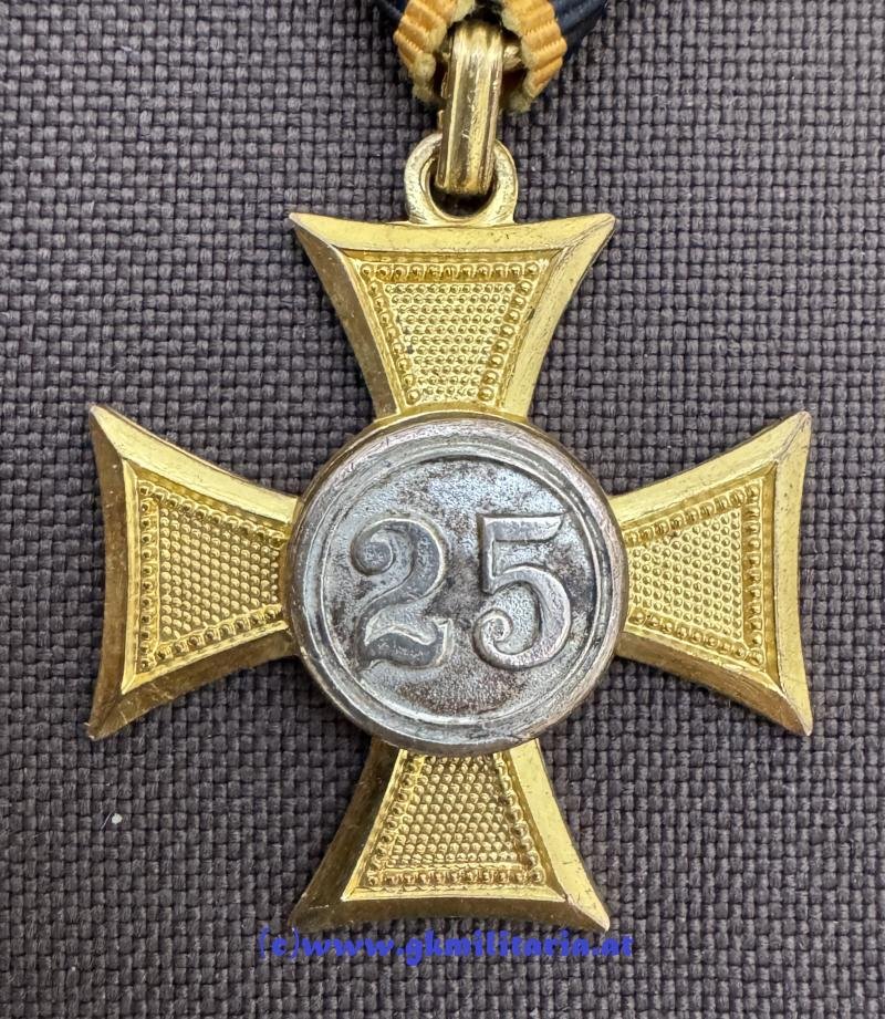 Militärdienstzeichen 25 Jahre 2. Klasse für Offiziere - 1. Republik/Ständestaat!! — image 3