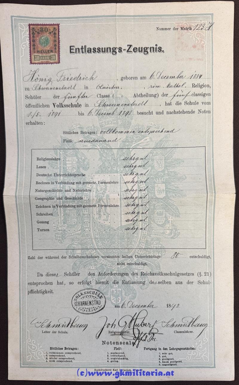 Papiernachlass k.u.k. Kriegsmarine Maschinenmaat Friedrich Hönig!! — image 5