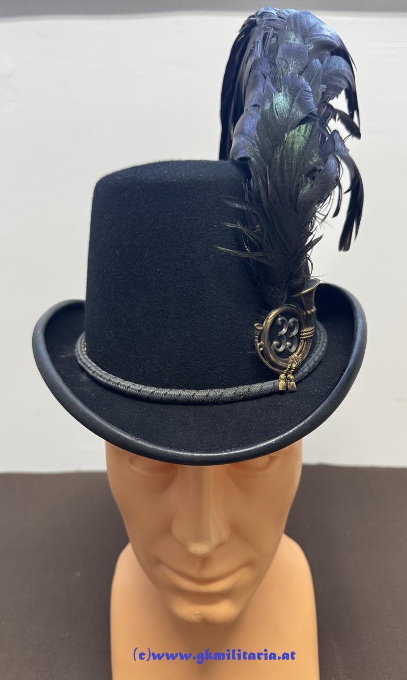 k.u.k. Jägerhut für Offiziere des Landwehr-Infanterie-Regimentes 'STRYI' Nr. 33 mit Hutkoffer! - Stryi Galizien!! — image 2