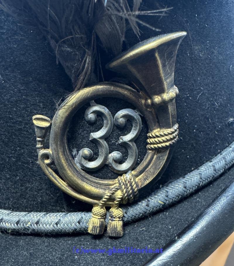 k.u.k. Jägerhut für Offiziere des Landwehr-Infanterie-Regimentes 'STRYI' Nr. 33 mit Hutkoffer! - Stryi Galizien!! — image 5