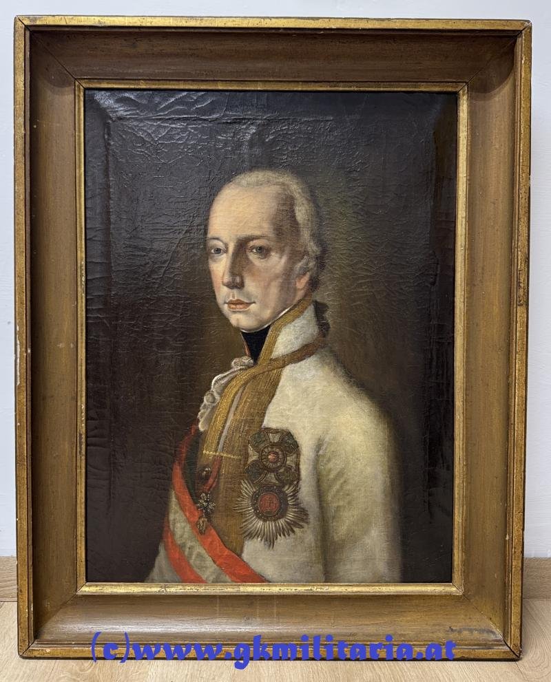 Ölbild Kaiser Franz I. (II.) von Österreich!! — image 5